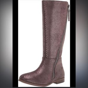 Steve Madden Jlanee Big Girl Boots Sz 4 Taupe